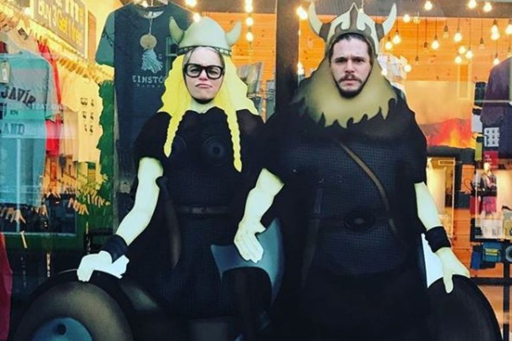 Emilia Clarke birti þessa mynd á Instagram-síðu sinni.