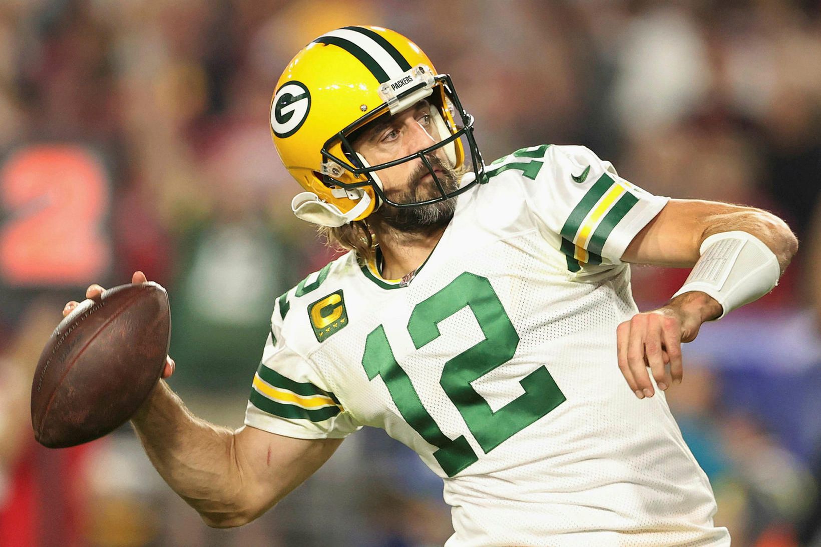 Aaron Rodgers er potturinn og pannan í sókn Green Bay …