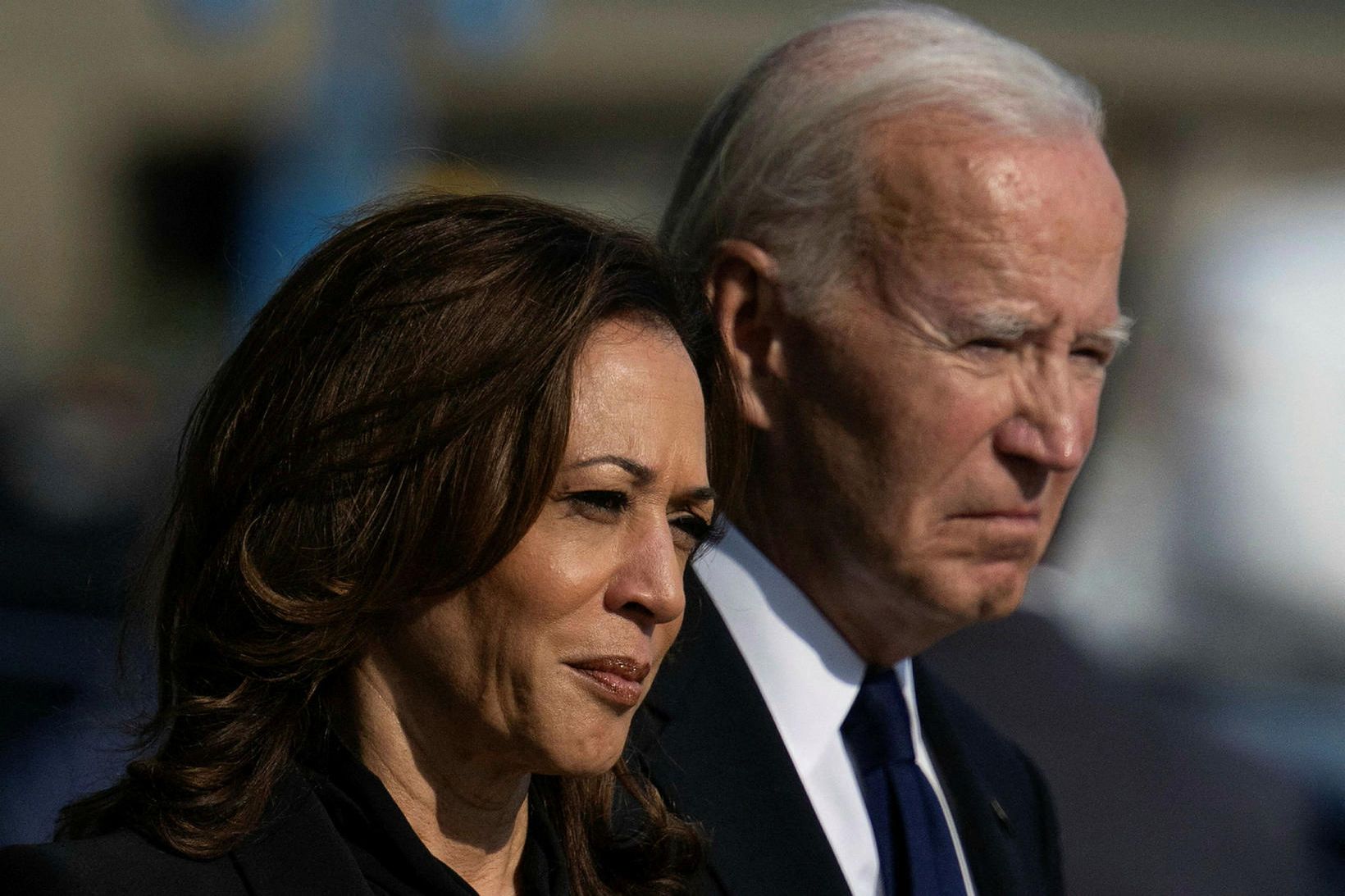 Kamala Harris og Joe Biden.