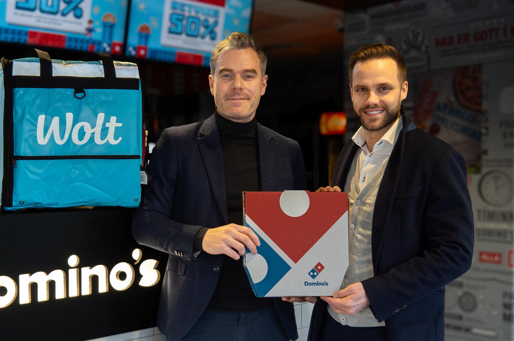 Wolt og Domino´s Pizza komin í samstarf