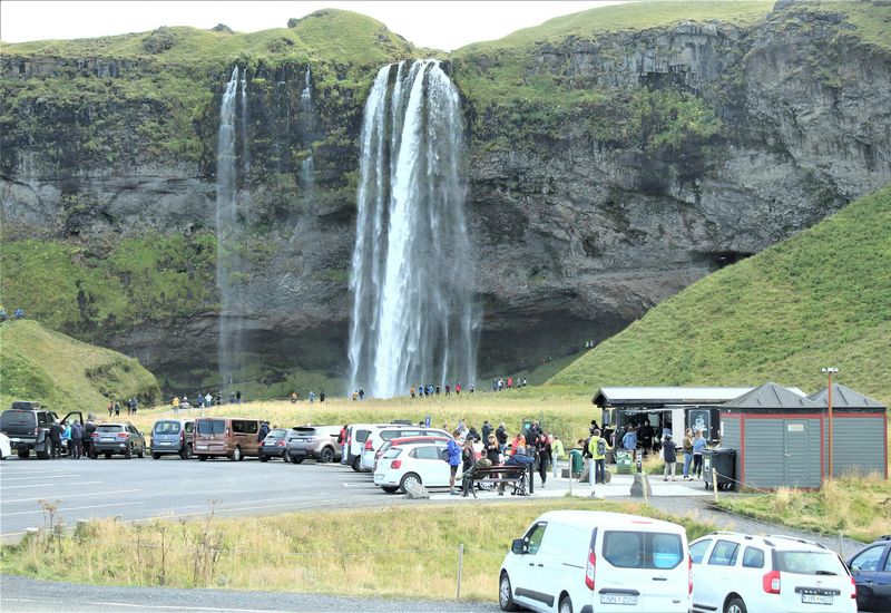 Seljalandsfoss waterfall is one of the country&#8217;s most popular tourist attractions.