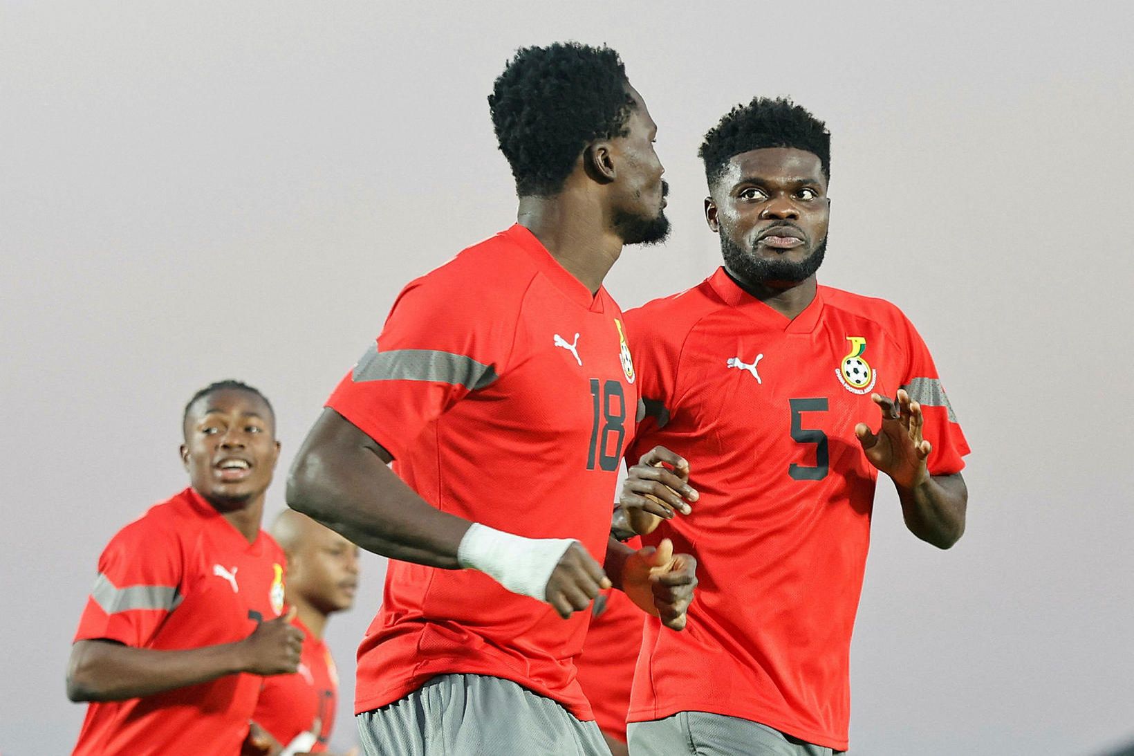 Daniel Amartey og Thomas Partey leika báðir í ensku úrvalsdeildinni.