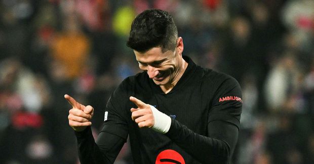 Robert Lewandowski skoraði tvö.