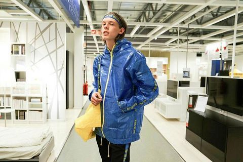 IKEA X INKLAW, streetwear made from the famous IKEA bag.