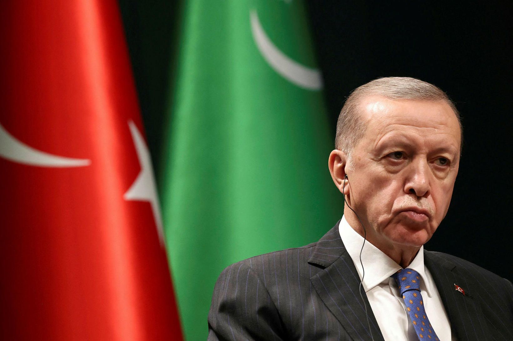 Recep Tayyip Erdogan, forseti Tyrklands, segir Netanjahú vera fyrst og …
