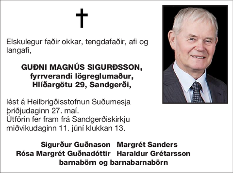 Guðni Magnús Sigurðsson,