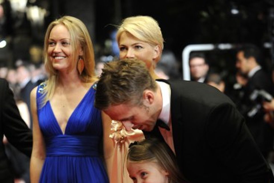 Ryan Gosling ásamt meðleikurum myndarinnar Blue Valentine í Cannes árið 2010.
