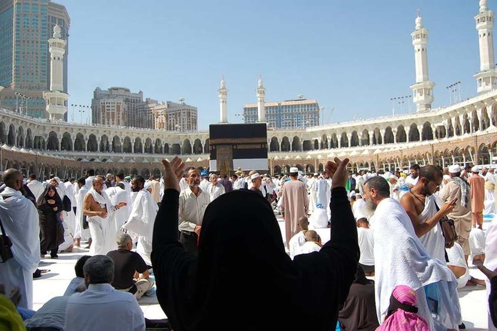 Sharma fór í pílagrímsferð til Mekka og myndaði ferðina.