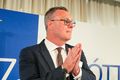 Forseti Willum Þór, nýkjörinn forseti, þakkar fyrir stuðninginn.