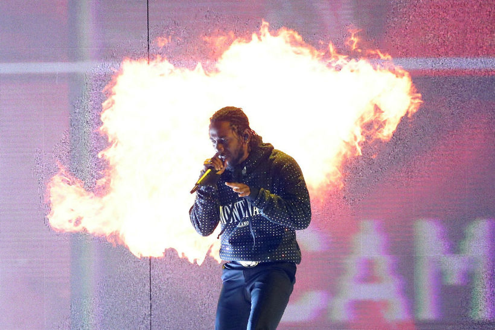 Kendrick Lamar er einn vinsælasti rappari heims í dag.