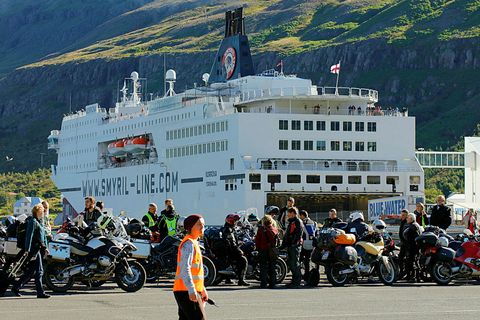 Smyril Line sails to and from Seyðisfjörður and is of course used for criminal activities by organized crime groups that transport stolen goods between countries.