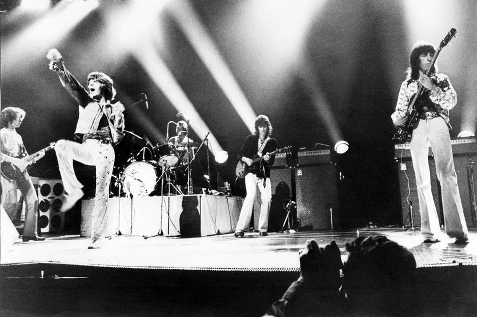 Frá tónleikum Rolling Stones árið 1973. Heiðurssveitin Stóns mun halda …