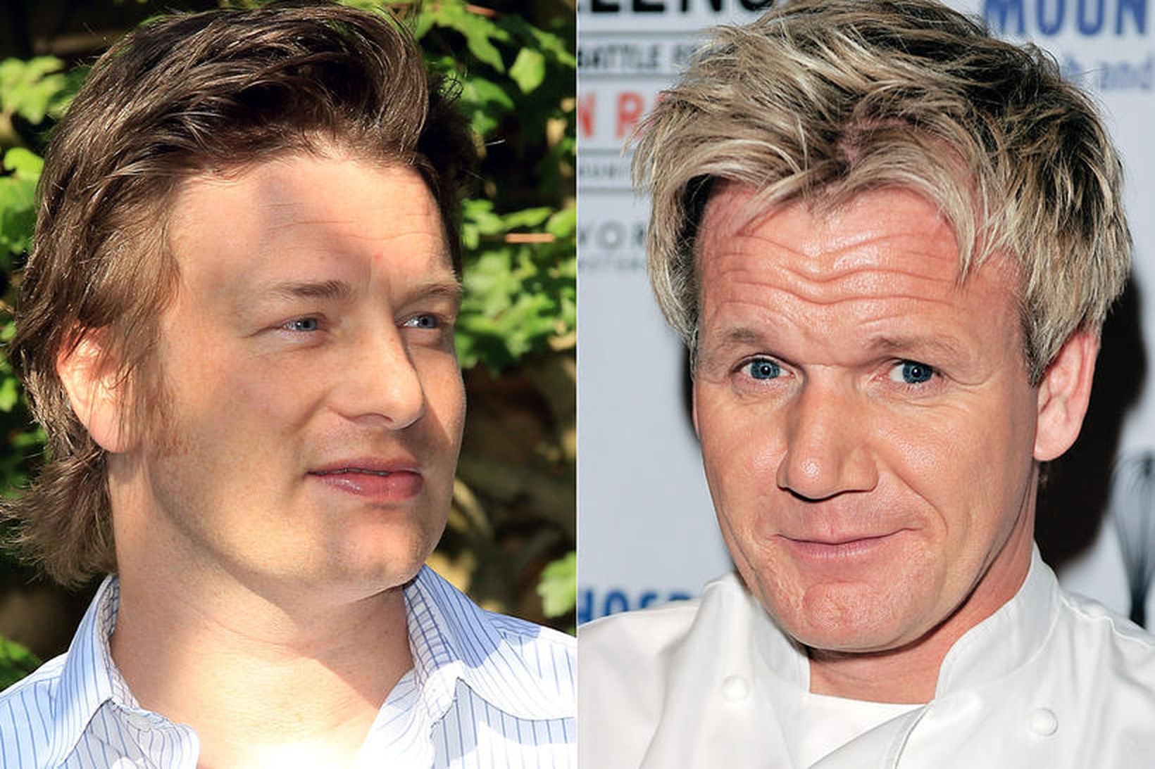 Jamie Oliver og Gordon Ramsay eru í stöðugri samkeppni.