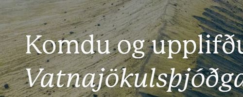 Mynd af Vatnajökulsþjóðgarður