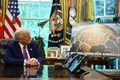 Gullhvelfingin Trump kynnti nýja loftvarnarkerfið í síðustu viku.