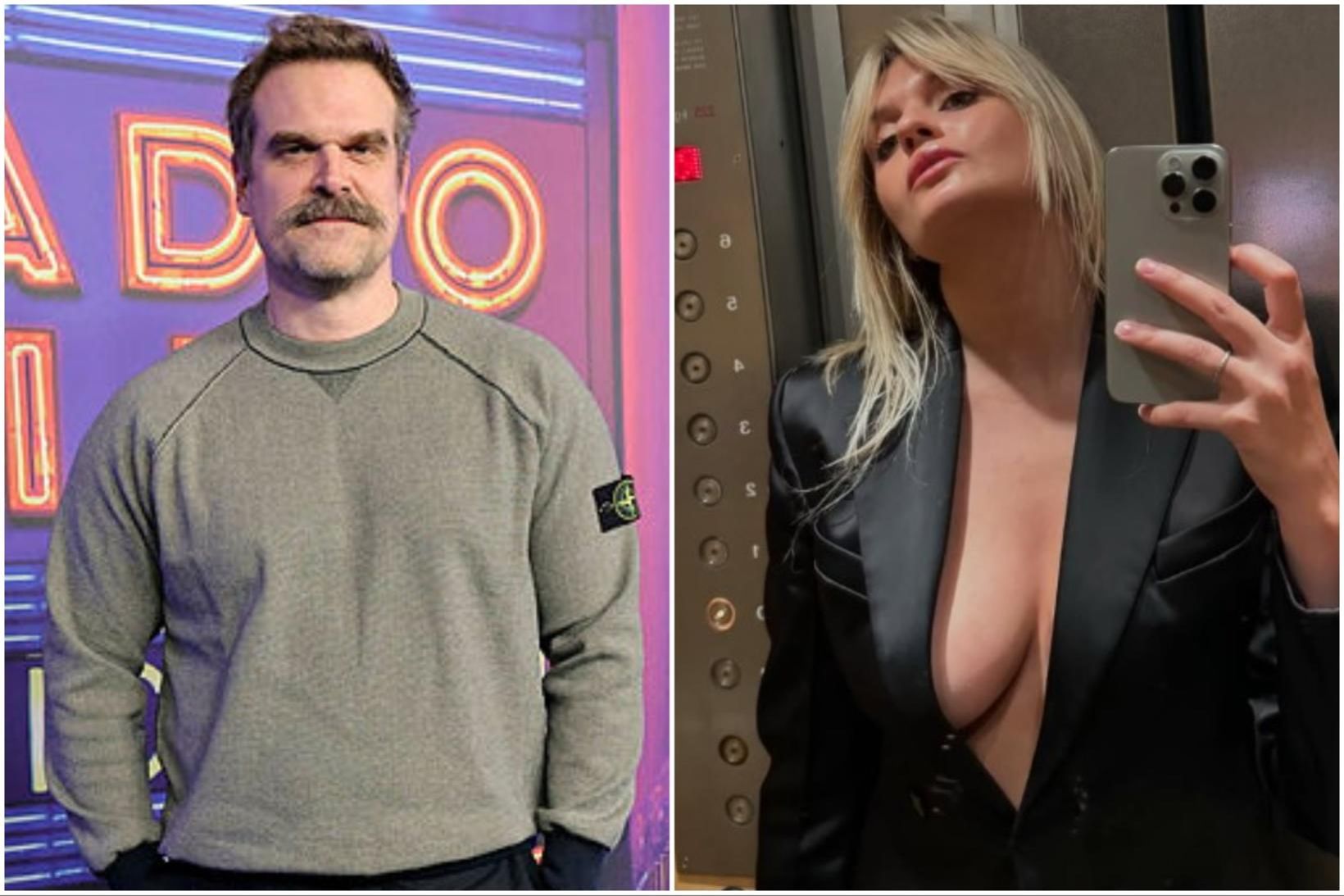 David Harbour og Ellie Fallon eru sögð vera par.