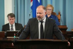 Bergþór Ólason þing­flokks­formaður Miðflokks­ins á Alþingi í dag.