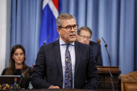 Bjarni Benediktsson á Alþingi.