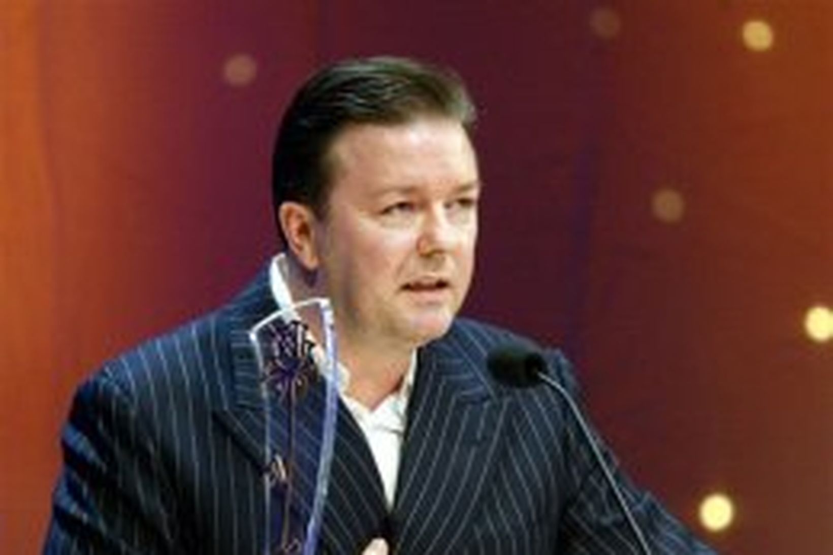 Ricky Gervais fann snöggan blett á Richard Madeley.