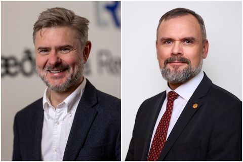 Ingvi Hrafn Óskarsson lögmaður og Daði Már Kristófersson fjármálaráðherra.