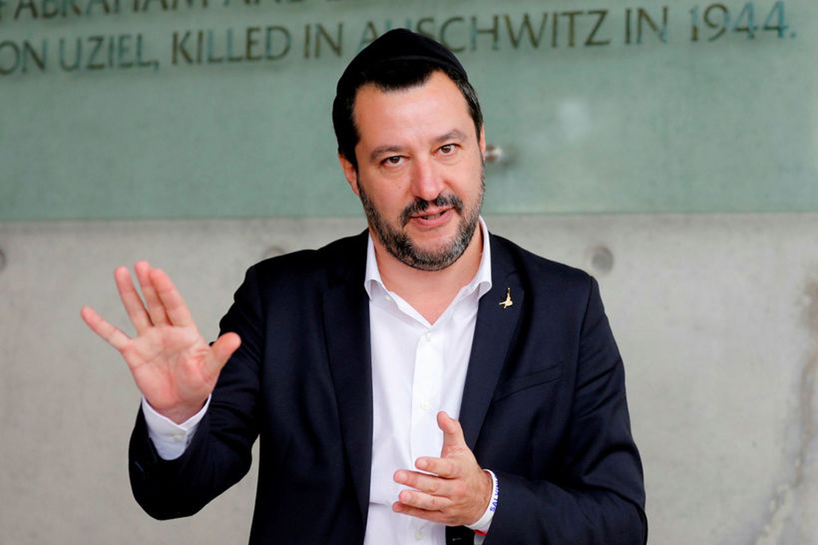 Matteo Salvini, varaforsætisráðherra og innanríkisráðherra Ítalíu.