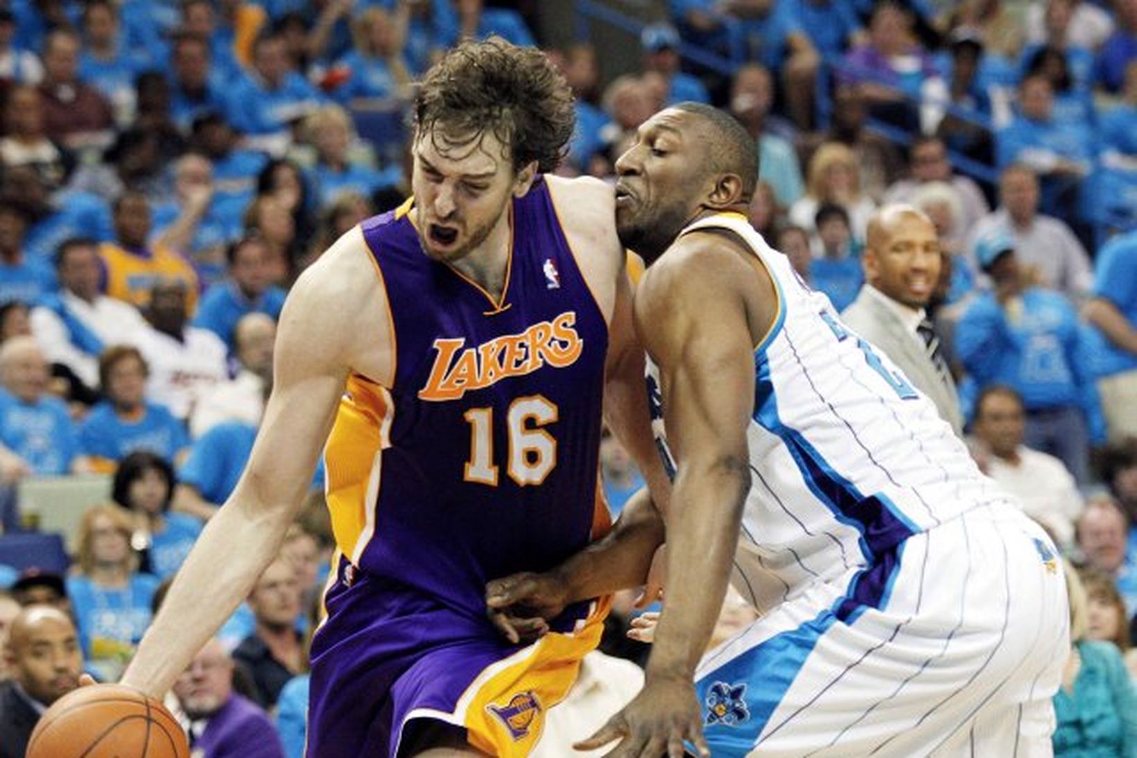 Spánverjinn Pau Gasol leikmaður LA Lakers.