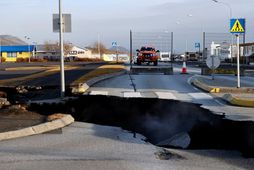 Sigdalur varð til í Grindavík þegar kvikugangur myndaðist undir bænum í nóvember 2023 og annar …