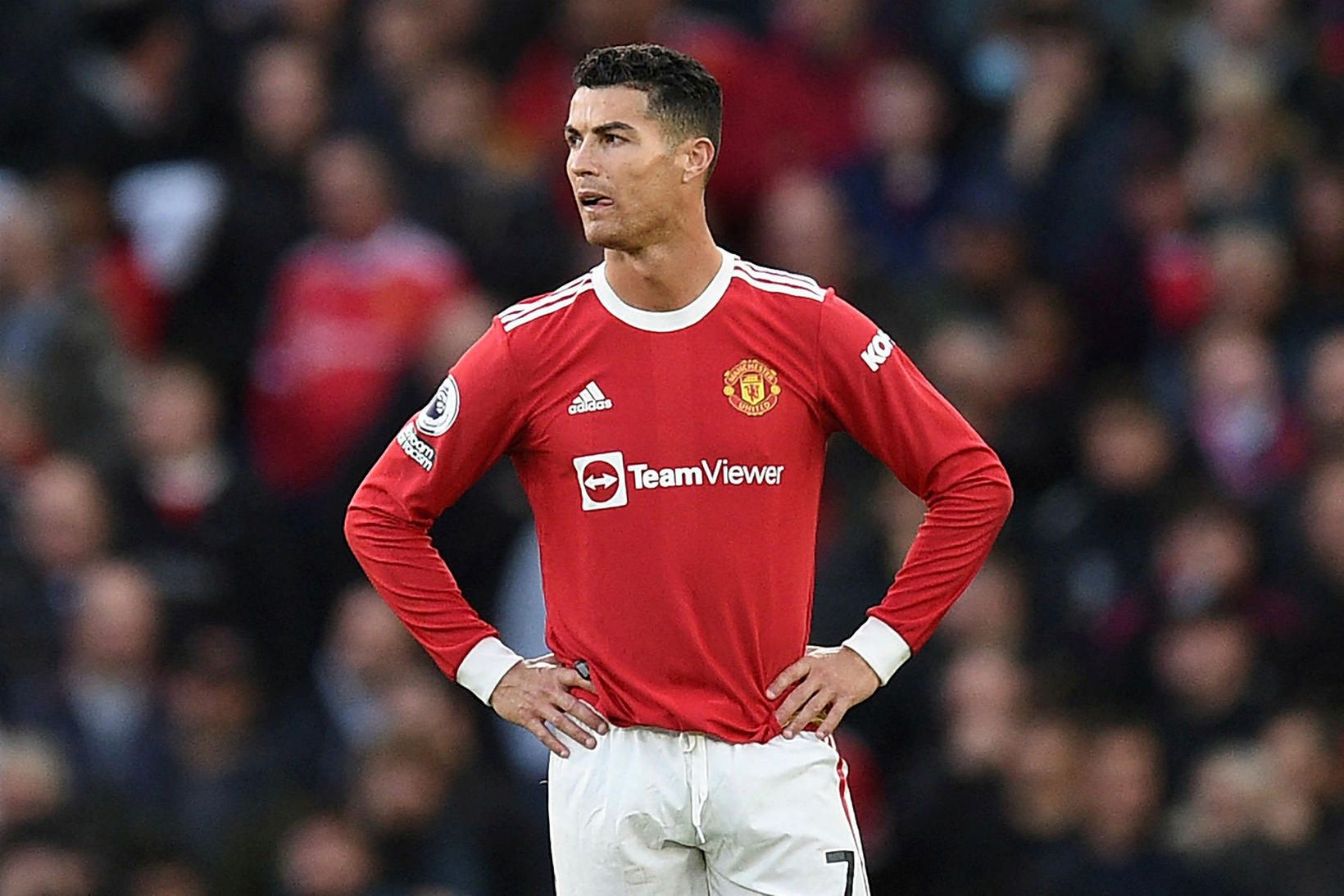 Cristiano Ronaldo setti inn áhugaverða færslu á samfélagsmiðla í gær.