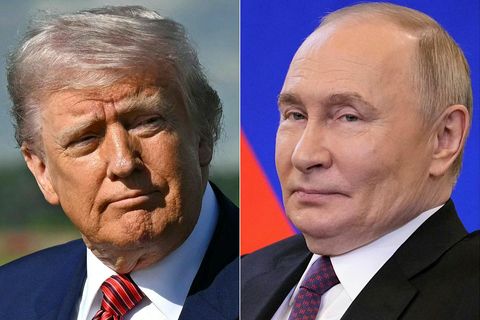 Samband Donalds Trumps og Vladimírs Pútíns hefur stirðnað að undanförnu.