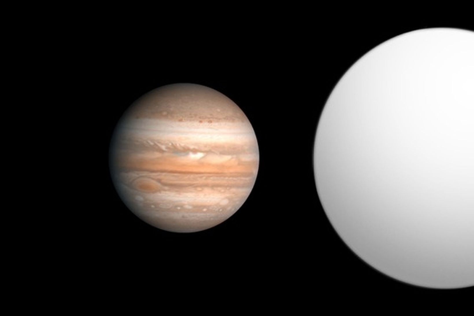Júpiter og WASP-17b.