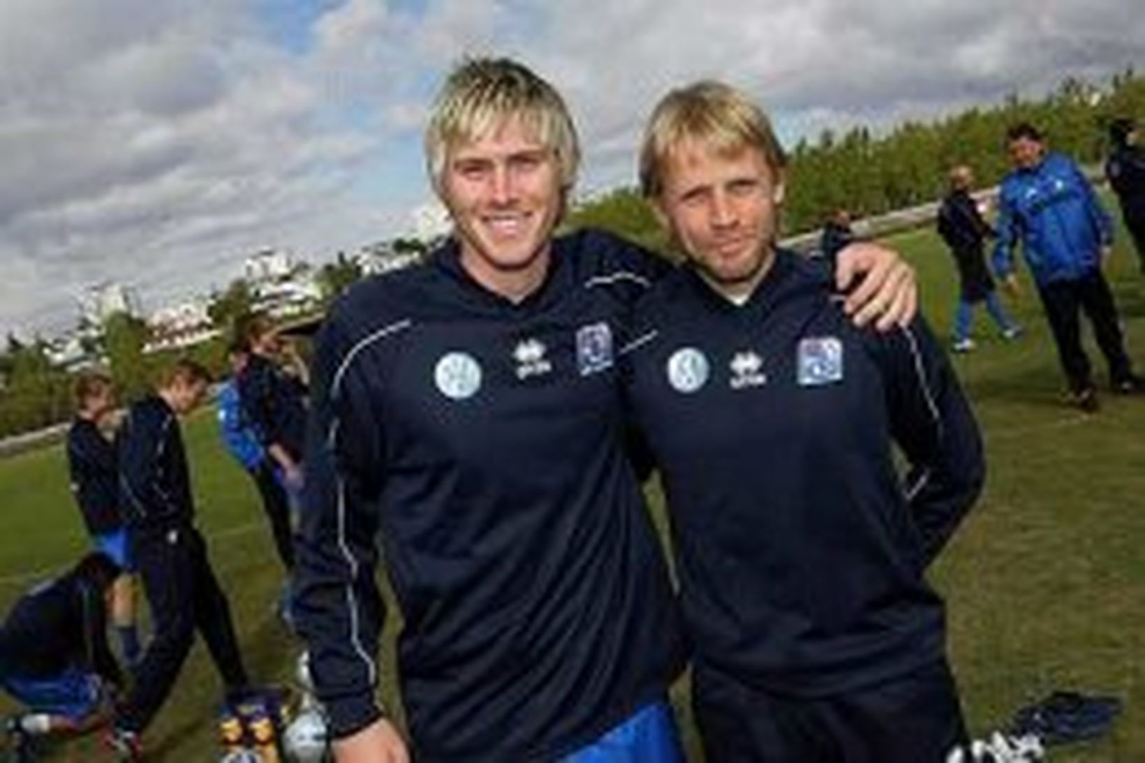 Haraldur Freyr Guðmundsson og Jóhannes Harðarson