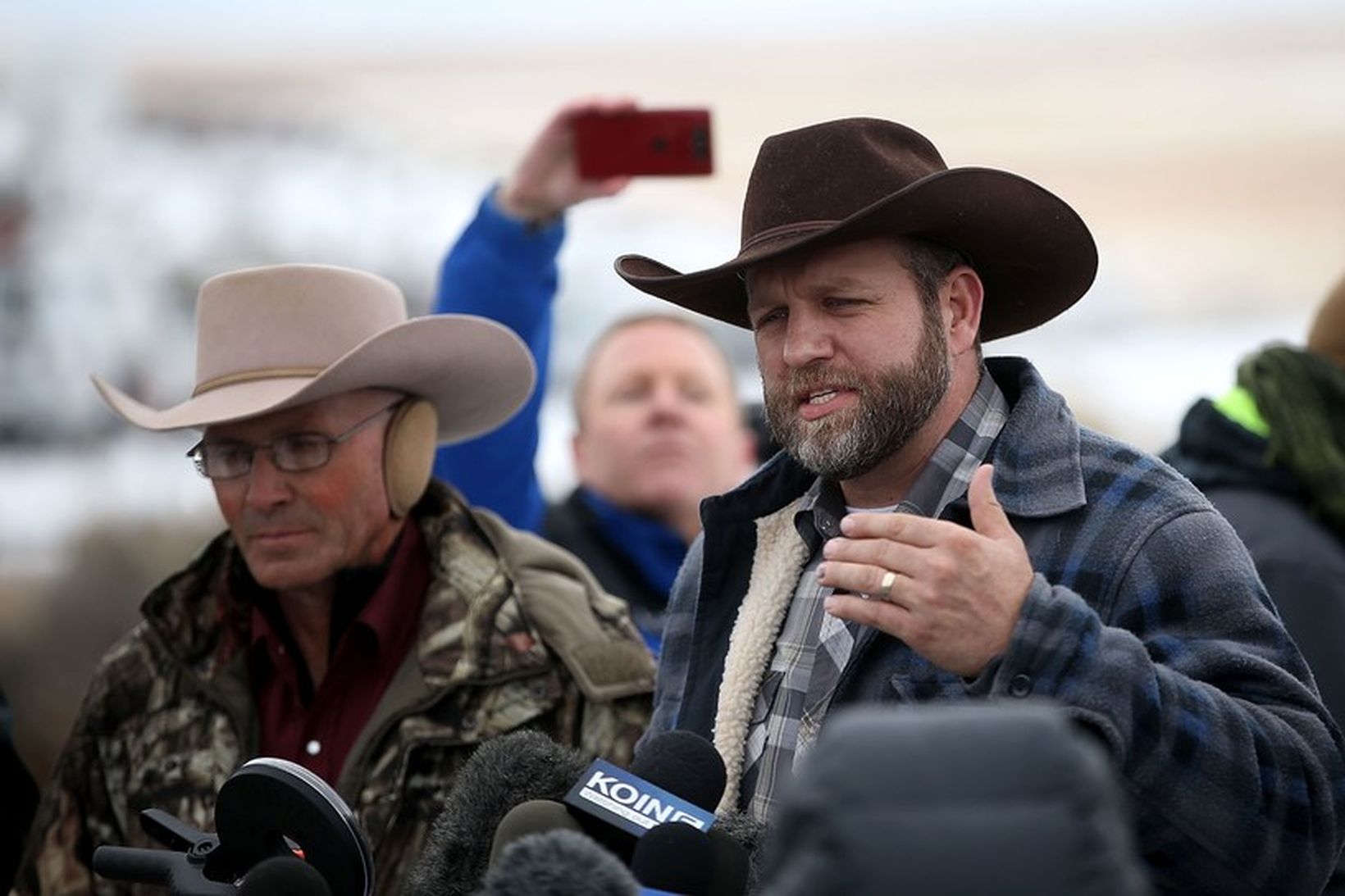 Ammon Bundy, forsprakki hópsins.