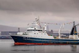 Vigri RE-071 kom til hafnar í Reykjavík um helgina með fullfermi.