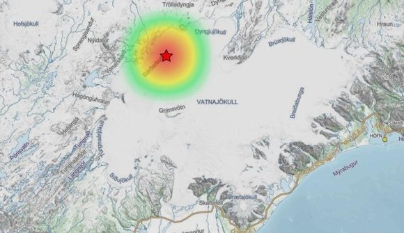 Stór skjálfti í Bárðarbungu