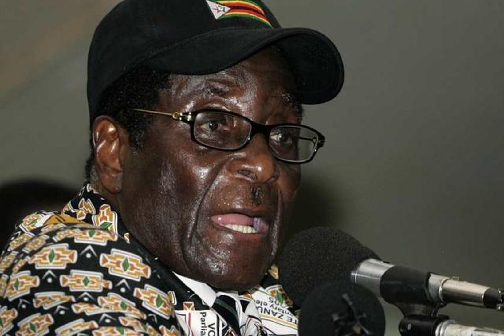 Robert Mugabe, forseti Simbabve.