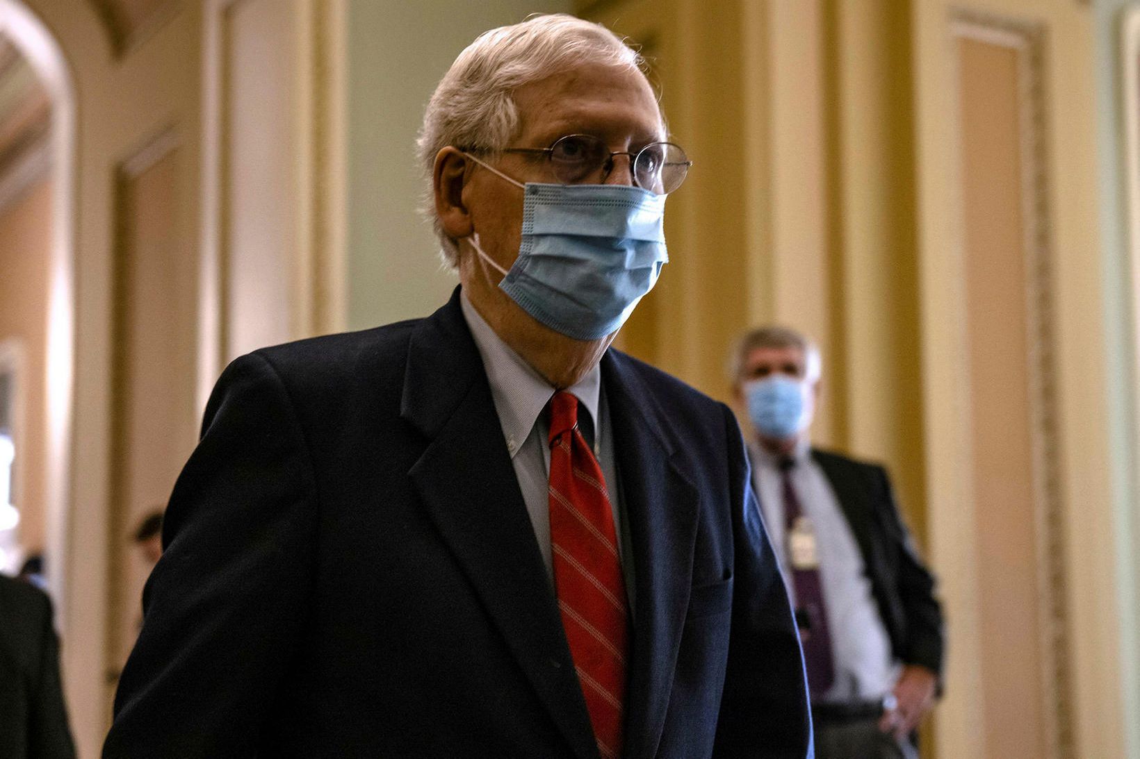 Mitch McConnell, leiðtogi repúblíkana í öldungadeildinni.