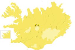 Veðurstofan hefur gefið út gula viðvörun fyrir allt landið.