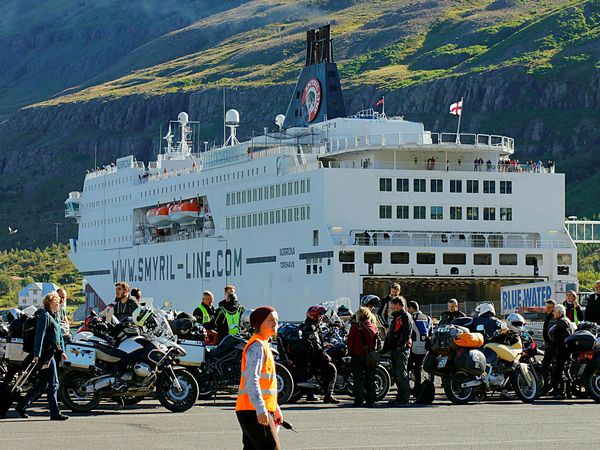 Smyril Line sails to and from Seyðisfjörður and is of course used for criminal activities by organized crime groups that transport stolen goods between countries.