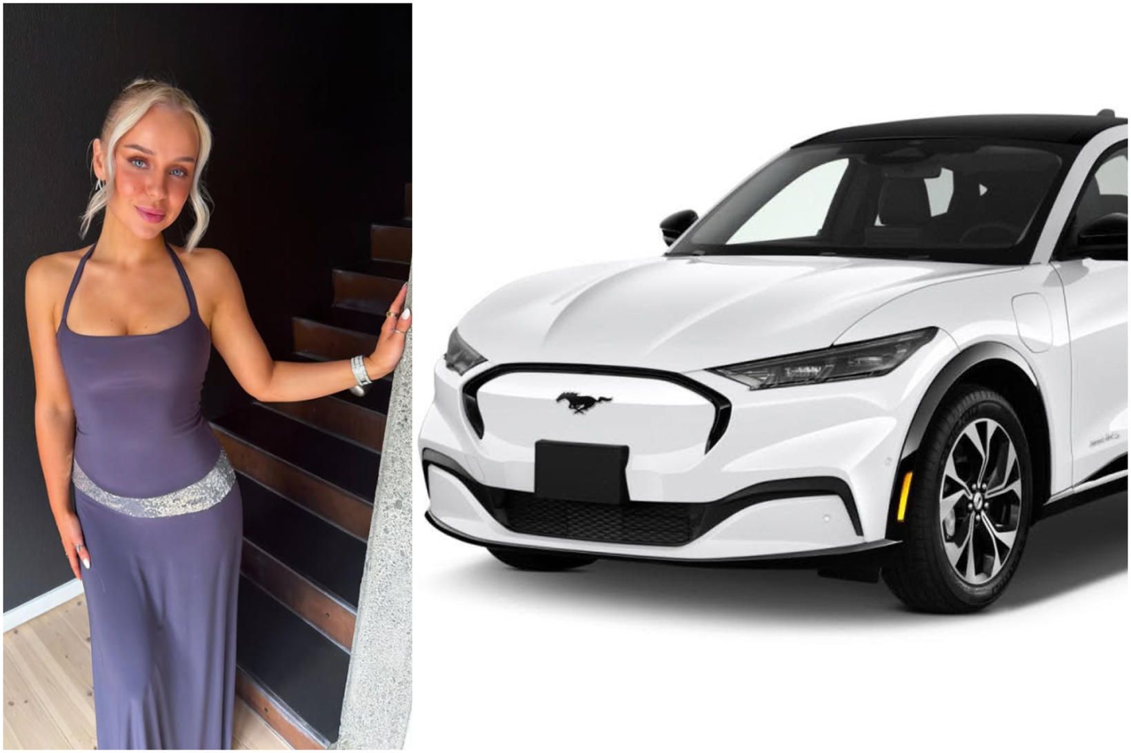 Laura Clausen auglýsir eftir stolnum Mustang