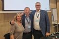 Forystufólk Grethe Parker frá höfninni í Narvík, Annfinn Hjelm frá höfninni í Torshavn og Gísli Jóhann Hallsson yfirhafnsögumaður í Reykjavík.