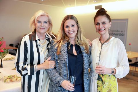 Sólveig Pétursdóttir, Nanna Kristín Tryggvadóttir og Ásdís Kristjánsdóttir.