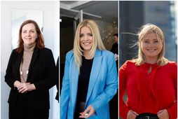 Svandís Svavarsdóttir, formaður Vinstri grænna, Áslaug Arna Sigurbjörnsdóttir, fráfarandi ráðherra, og Lilja Dögg Alfreðsdóttir, fráfarandi …