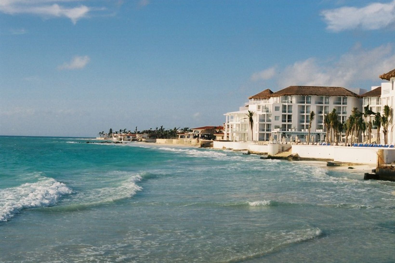 Playa del Carmen er vinsæll ferðamannastaður skammt frá Cancun.