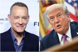 Það eru ekki miklir kærleikar á milli Tom Hanks og Donald Trumps.