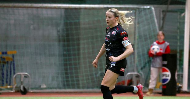 Sandra María Jessen skoraði þrjú fyrstu mörk sín á tímabilinu gegn FHL.