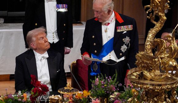 Karl skálaði fyrir Trump