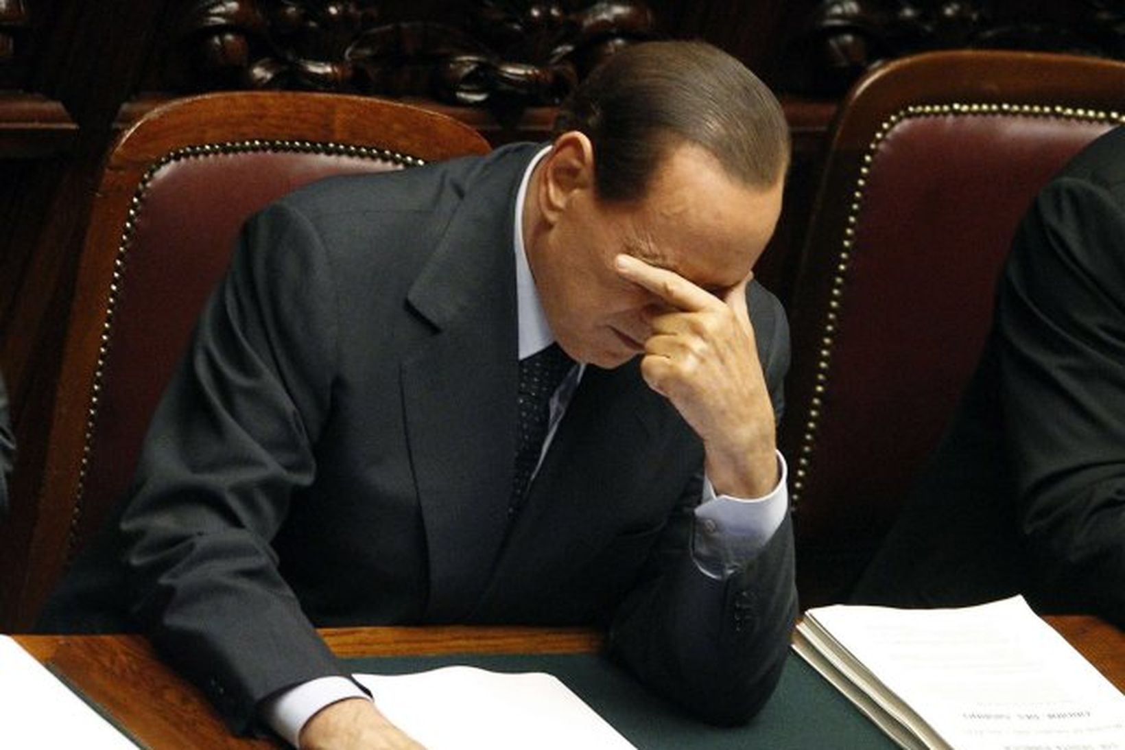 Forsætisráðherra Ítalíu, Silvio Berlusconi.