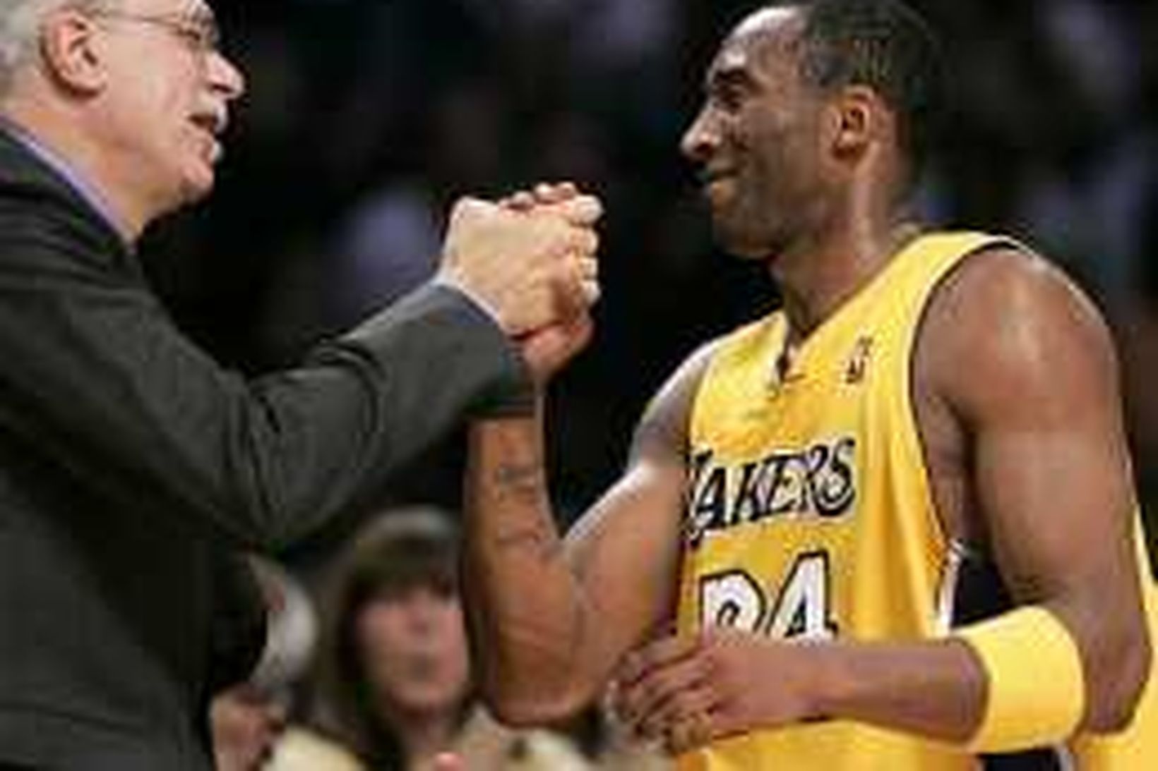 Phil Jackson og Kobe Bryant.