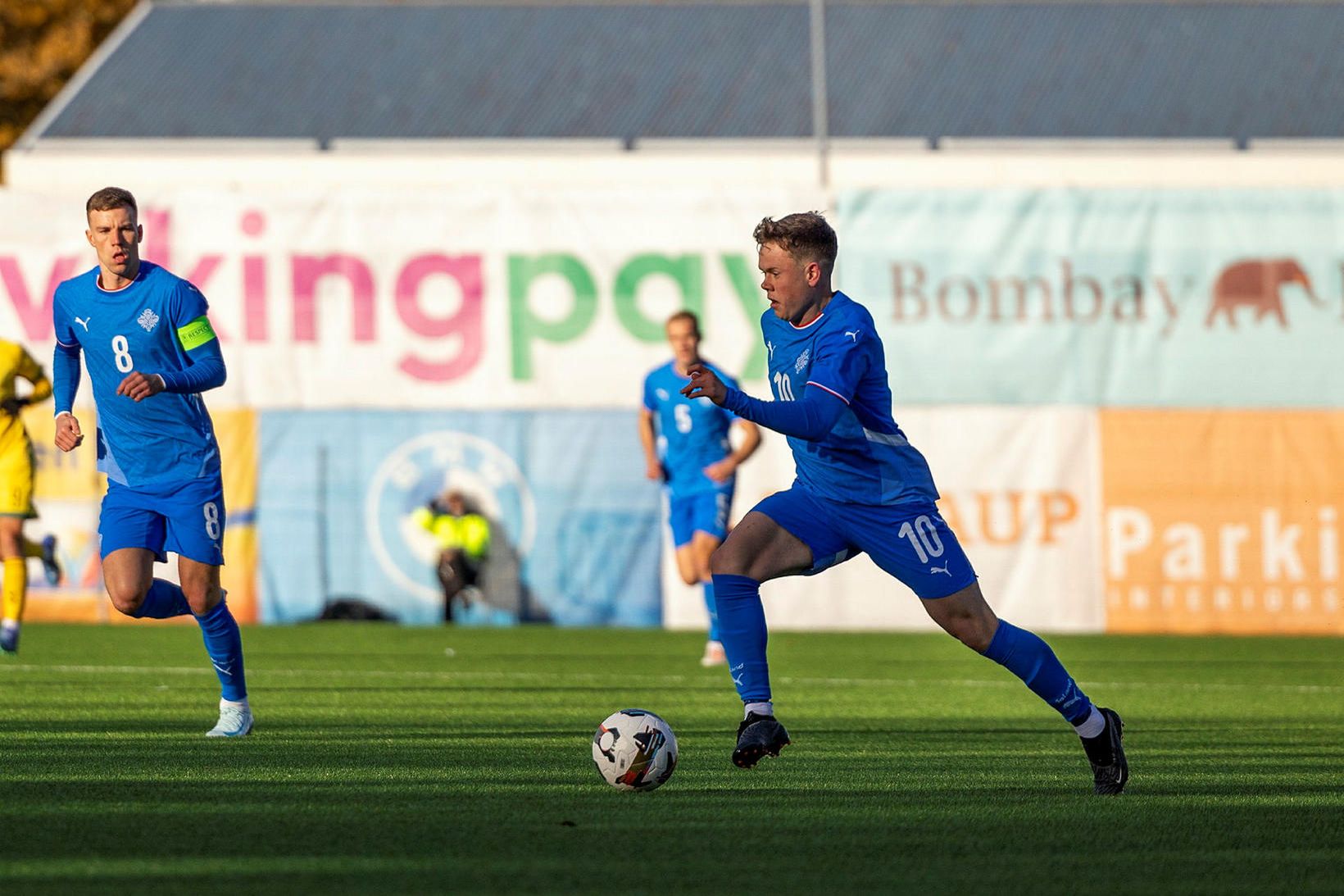 Eggert Aron Guðmundsson er áfram gjaldgengur í U21-árs landsliðið.