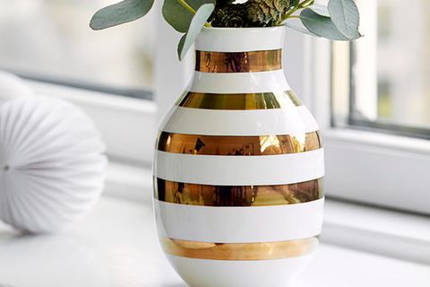 Iceland's most coveted? The brass Omaggio vase from Kähler.